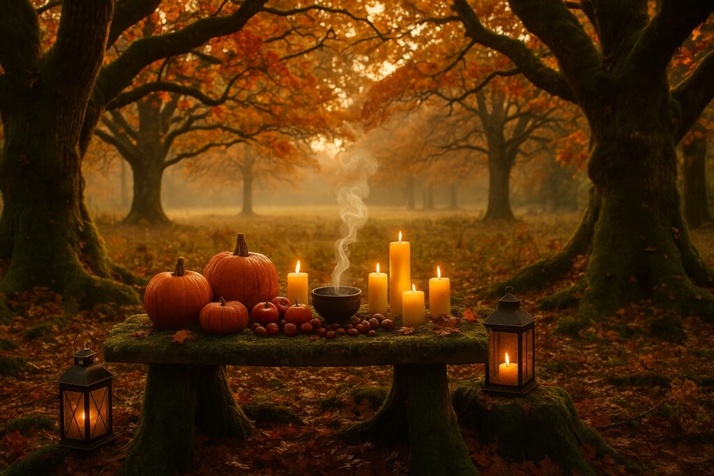 Mabon ist jene Jahreskreisfeier, die traditionell zur Herbst-Tag- und Nachtgleiche begangen wird - es ist ein Sonnenfest. Mabon ist jene Jahreskreisfeier, die traditionell zur Herbst-Tag- und Nachtgleiche begangen wird - es ist ein Sonnenfest.