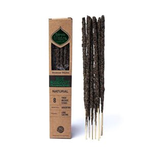 Sagrada Madre Natural – Rue, Rosmarin & Olibanum Räucherstäbchen Argentinien von Drechslerei und Holzbau Grimm von Drechslerei und Holzbau Grimm Feinstes traditionelles Räucherwerk für jeden einzelnen Tag. Handwerklich mit qualitativ hochwertigen, ausgesuchten Zutaten und mit großer Finesse und Liebe zum Detail hergestellt.