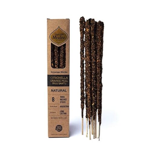 Sagrada Madre Natural – Citronella Orange Räucherstäbchen Argentinien von Drechslerei und Holzbau Grimm von Drechslerei und Holzbau Grimm Feinstes traditionelles Räucherwerk für jeden einzelnen Tag. Handwerklich mit qualitativ hochwertigen, ausgesuchten Zutaten und mit großer Finesse und Liebe zum Detail hergestellt.